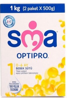 SMA 1 Optipro 500 gr Bebek Sütü kullananlar yorumlar